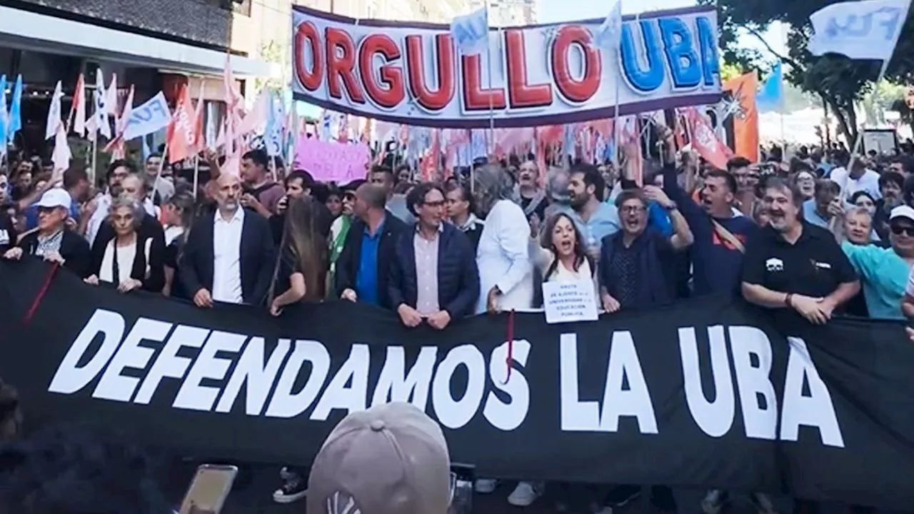 La UBA adhiere y convoca a la Marcha Federal Universitaria contra el Gobierno de Javier Milei