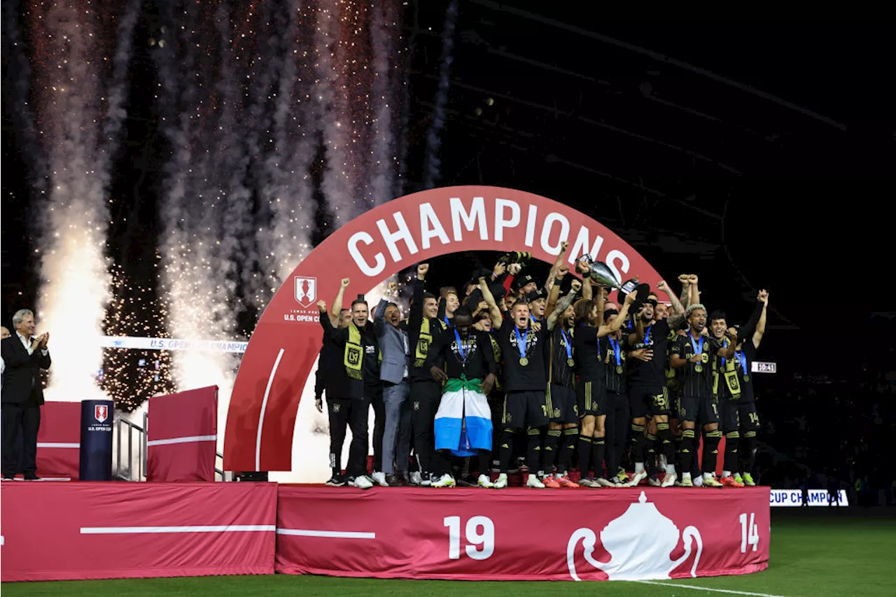 LAFC ends four-game losing streak in title games with 3-1 victory over Sporting KC in 2024 U.S. Open Cup Final