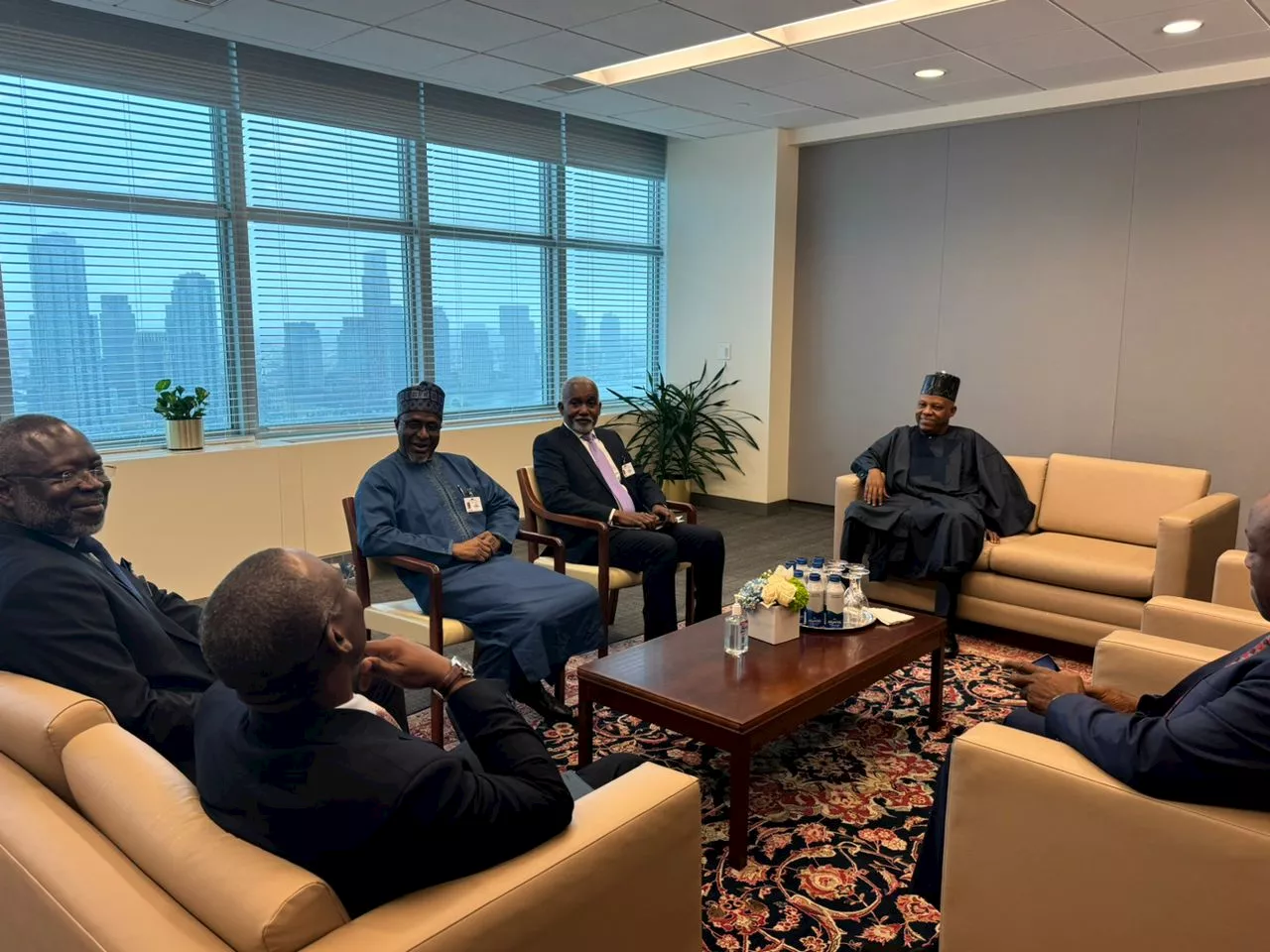 BREAKING: VP Shettima Arrives At UN Building, Meets UN Secretary-General António Guterres [PHOTOS]