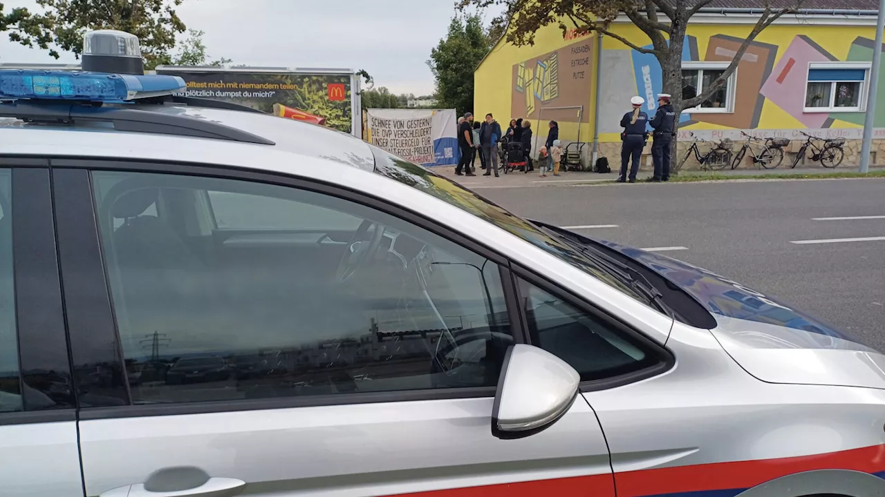 Polizeieinsatz bei Umfahrungs-Protest in Wr. Neustadt