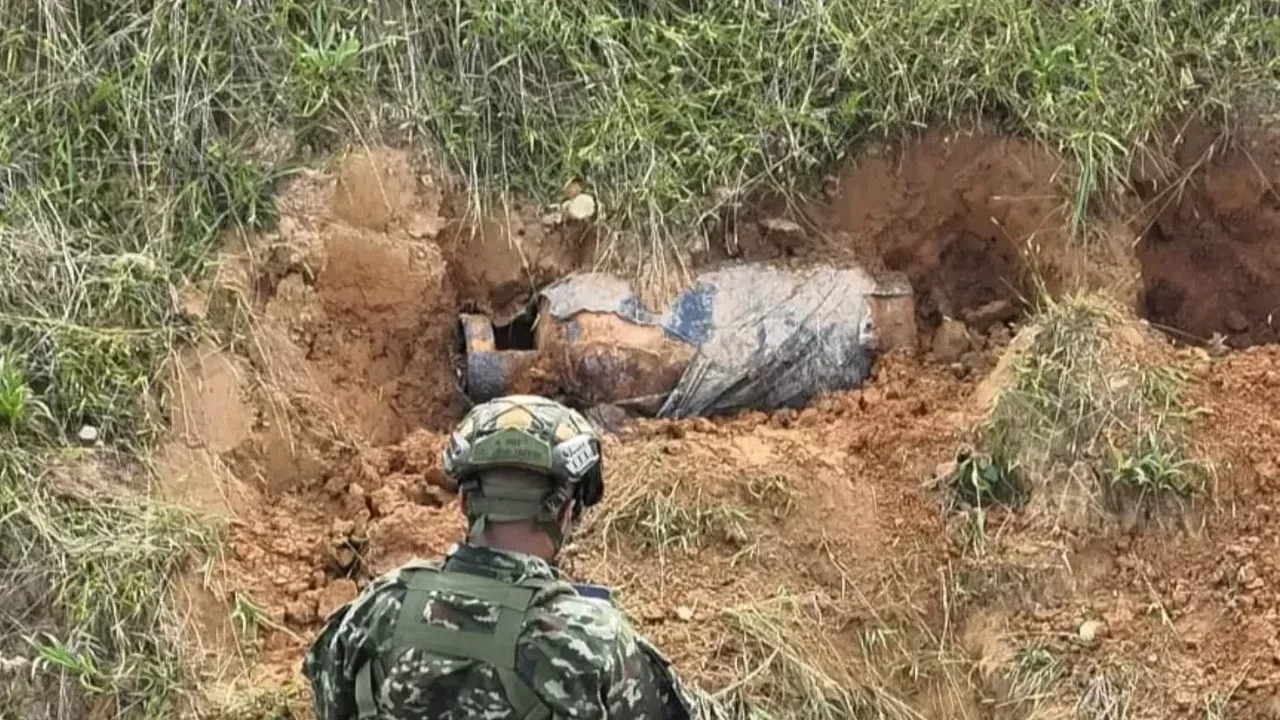 Con un cilindro explosivo de 20 kilos planeaban atentado terrorista en Caquetá