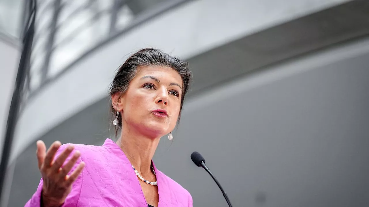 Appell an Bundespolitik: Wagenknecht nennt Bedingungen für Koalitionen