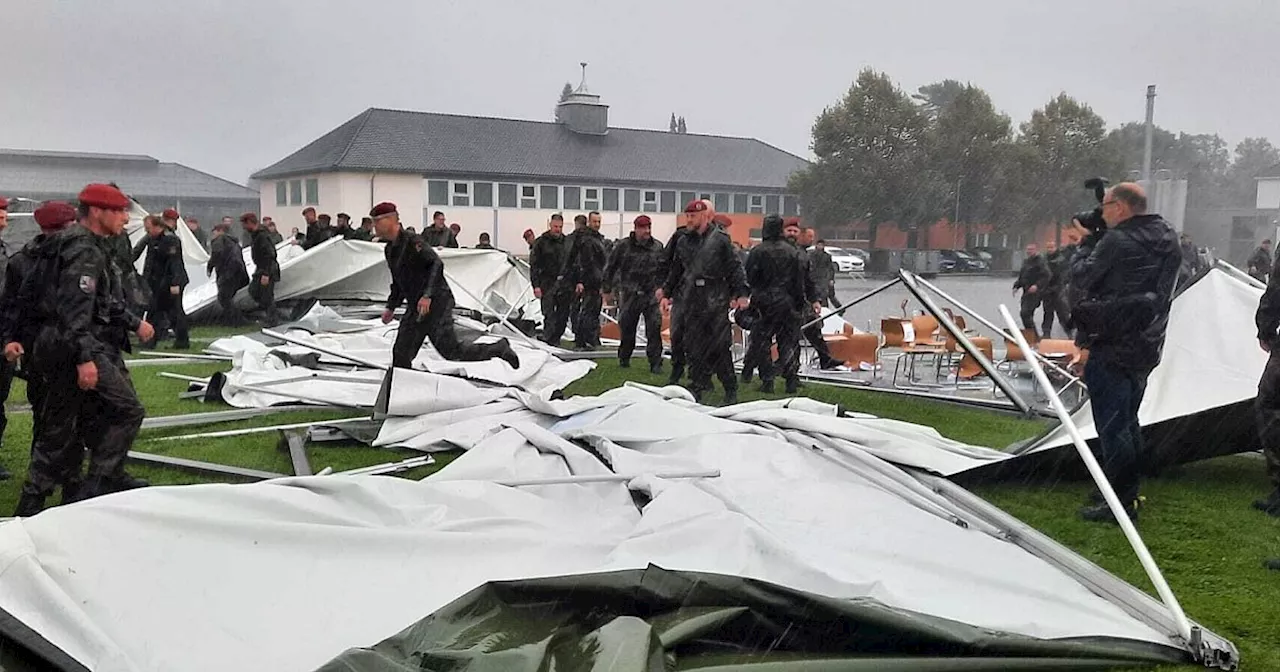 Sieben Verletzte bei feierlichem Appell in der Höxteraner General-Weber-Kaserne