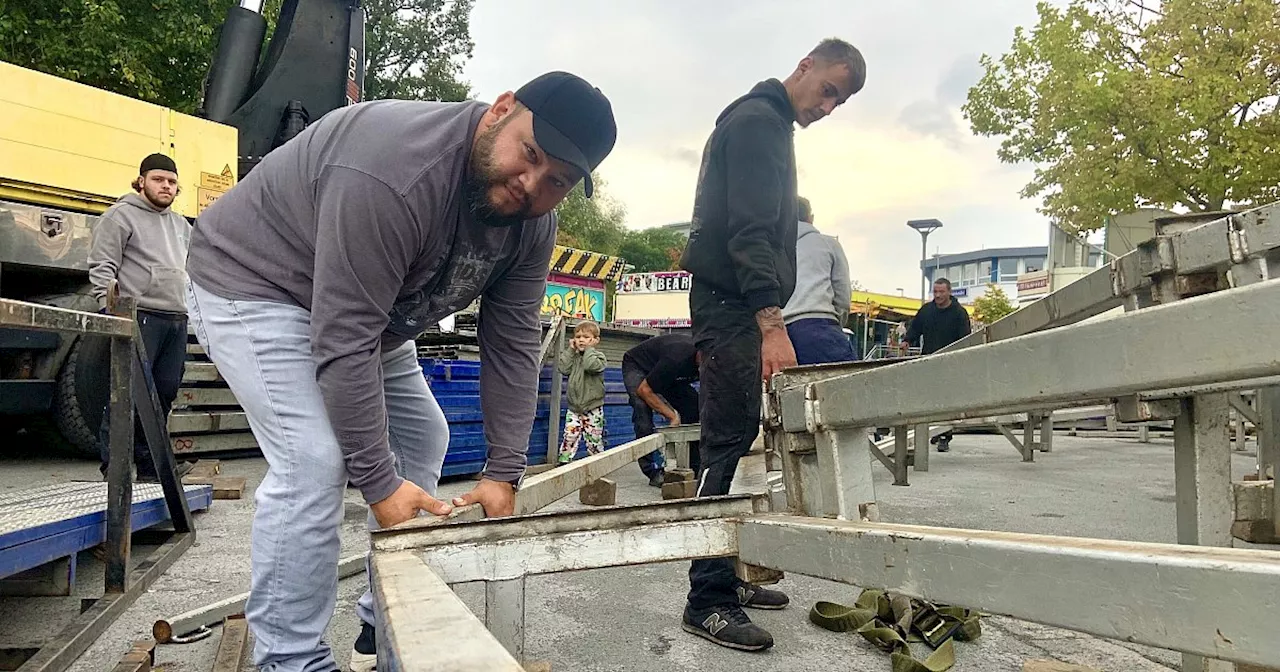 Zum Bünder Zwiebelmarkt: „Breakdancer“-Betreiber gibt Einblicke hinter die Kulissen