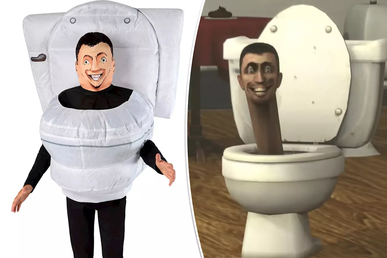 Creepy, viral 'Skibidi Toilet' is now a Halloween costume that will haunt your dreams