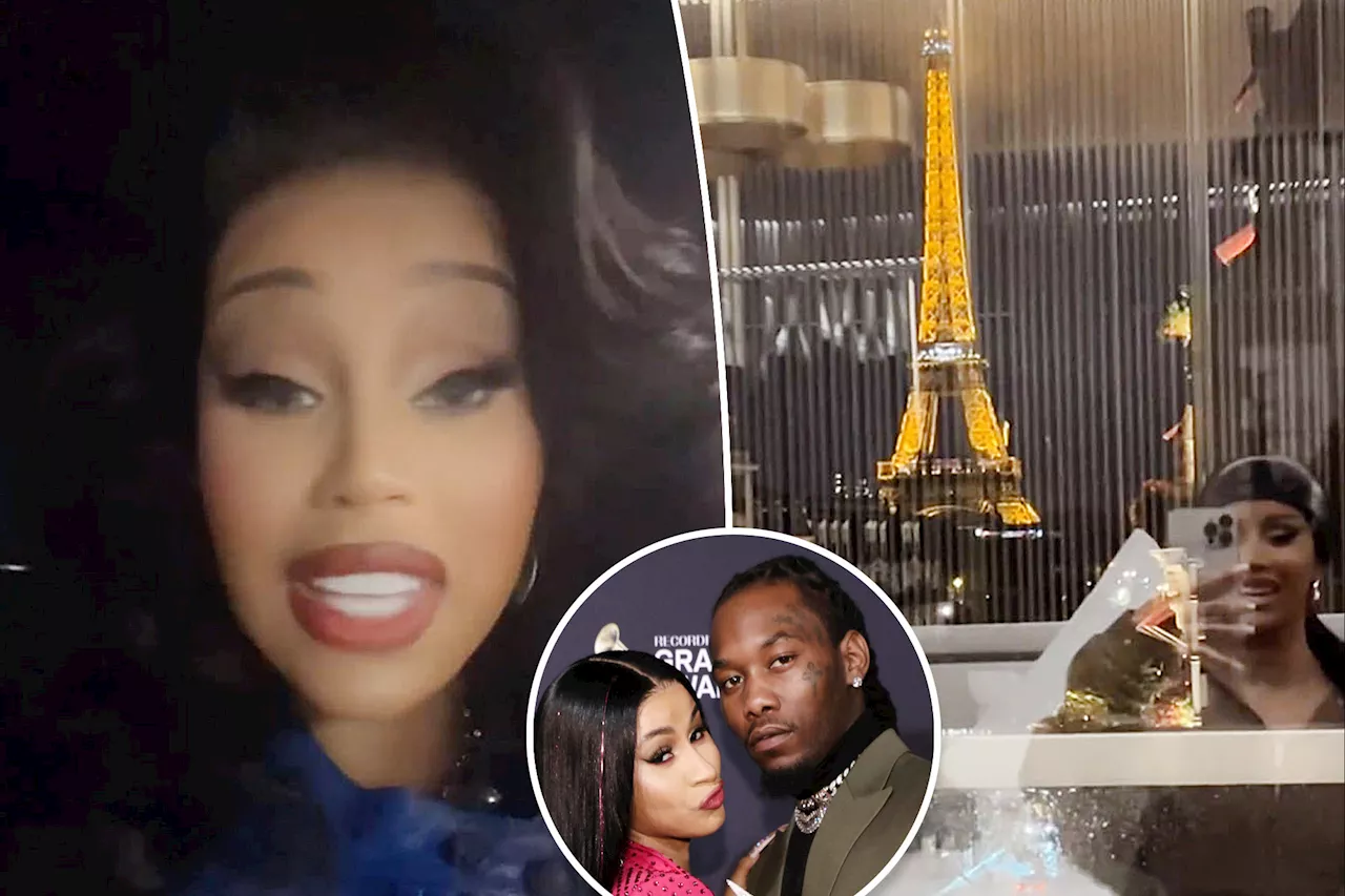 Cardi B shares cryptic reaction to 'hurt' Offset after he claims she cheated while pregnant