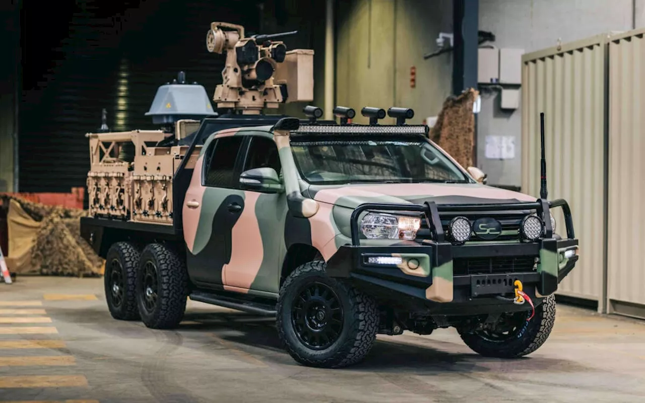 Supacat Introduces The MUV: A Six-Wheeled Hilux Built For Military Use