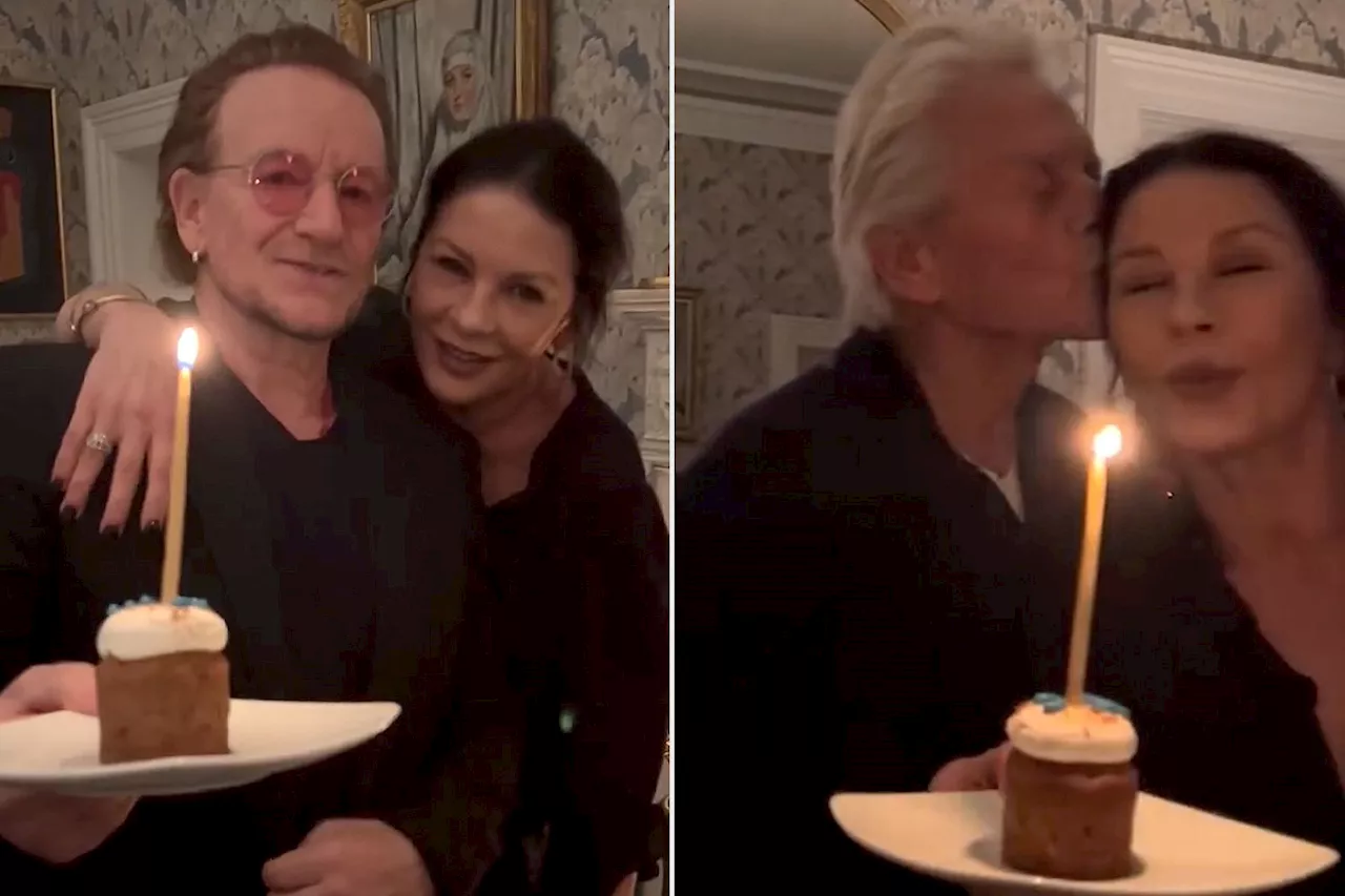 Bono Sings Happy Birthday to Catherine Zeta-Jones and Michael Douglas in Video from ‘Exceptional’ Celebration