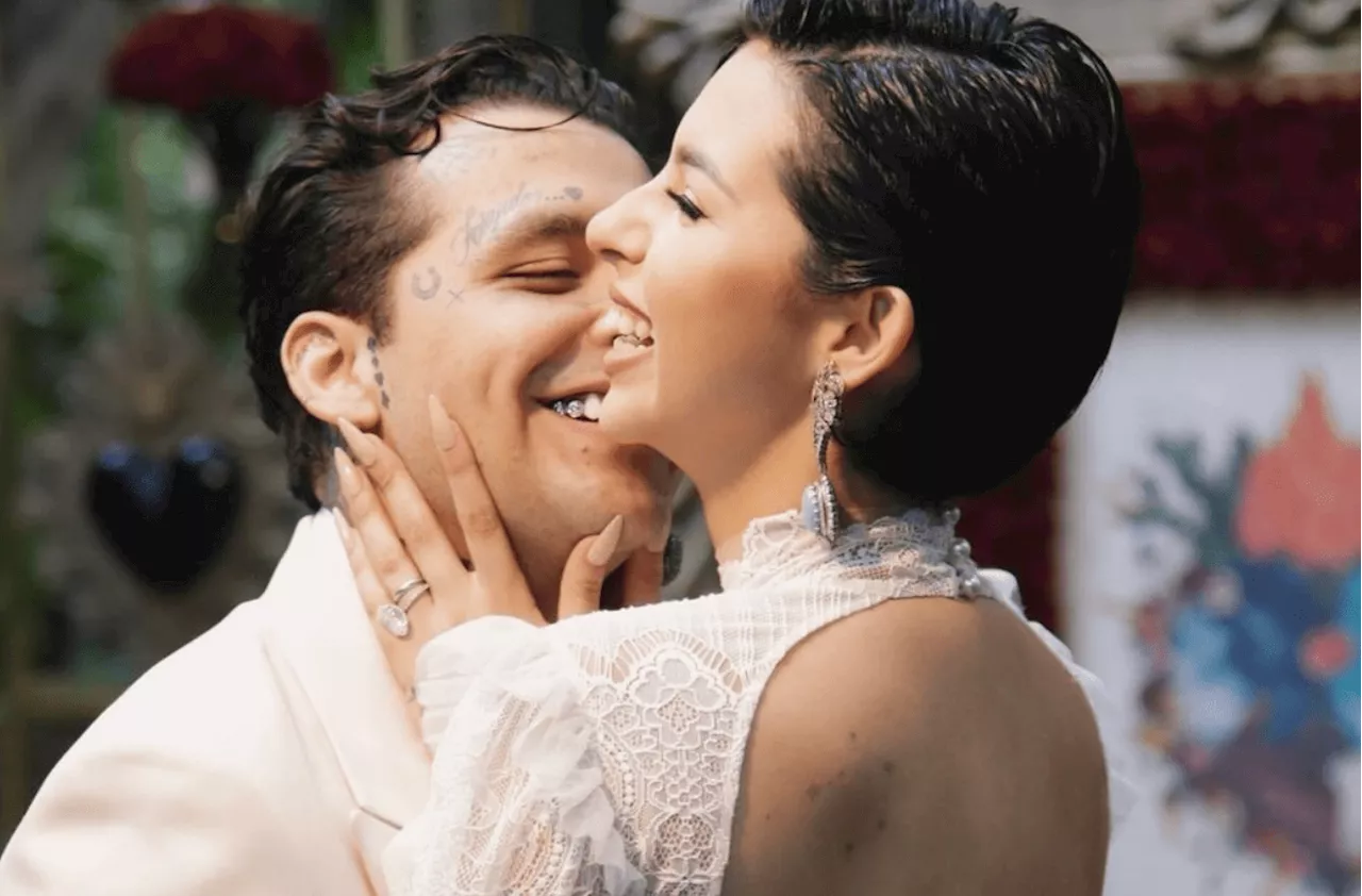 Christian Nodal rompe el silencio sobre su vida de casado con Ángela Aguilar