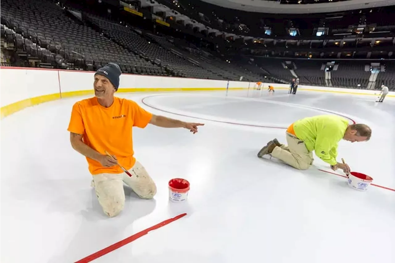 Inside the meticulous process of making the Flyers’ ice at the Wells Fargo Center