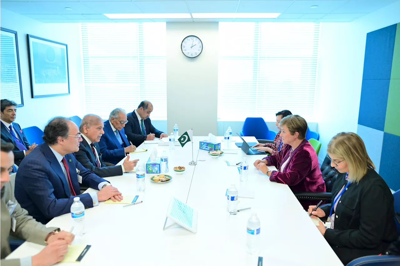 Prime Minister’s meeting with Ms. Kristalina Georgieva, Managing Director of International Monetary Fund (IMF) on the sidelines of UNGA in New York