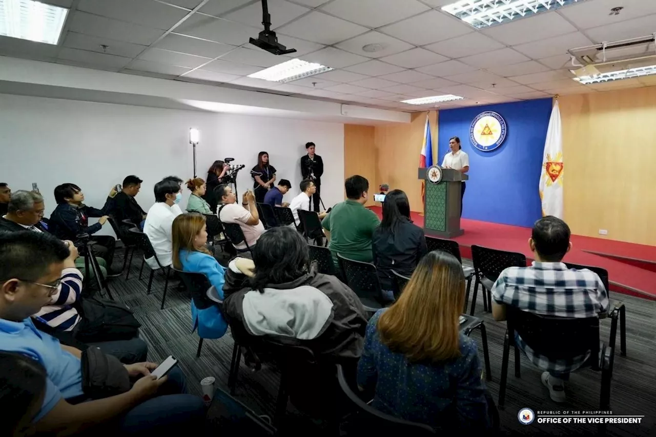 What led Vice President Sara Duterte to finally face the media?