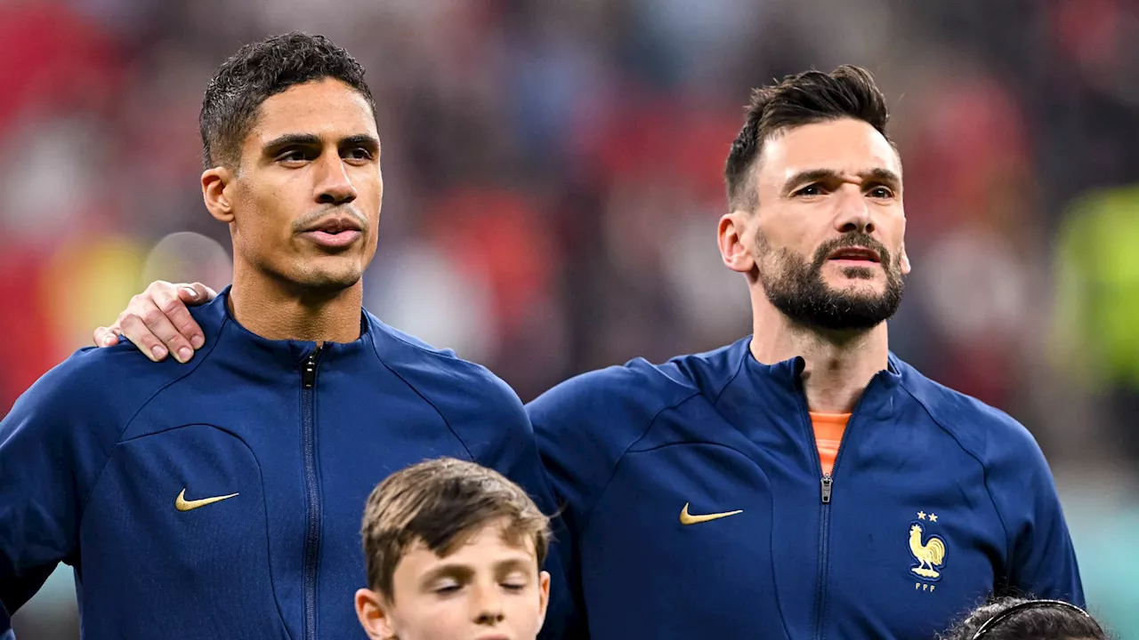 Equipe de France: l’hommage ému de Lloris à Varane à l’annonce de sa retraite