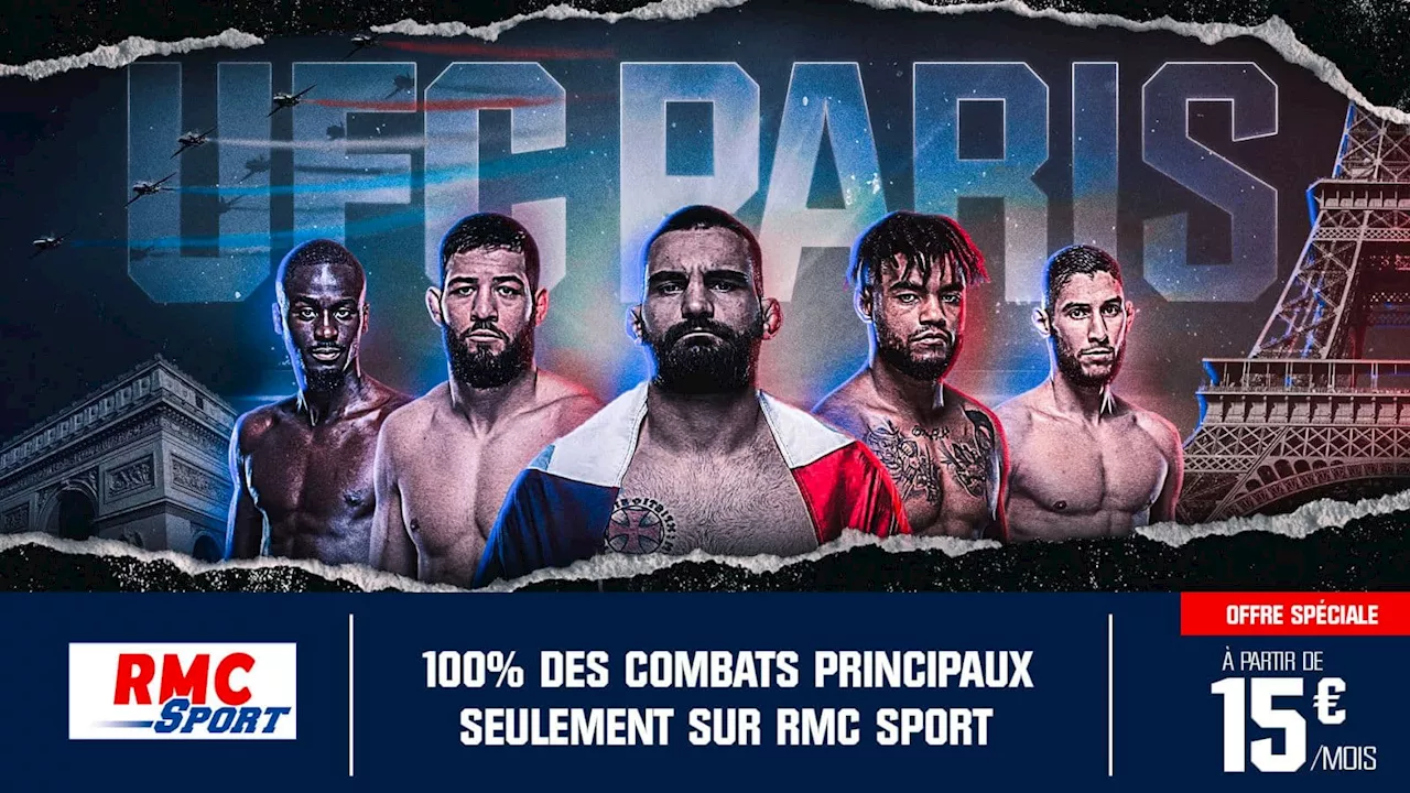 Renato Moicano : comment regarder le combat UFC Paris en streaming et en direct ?