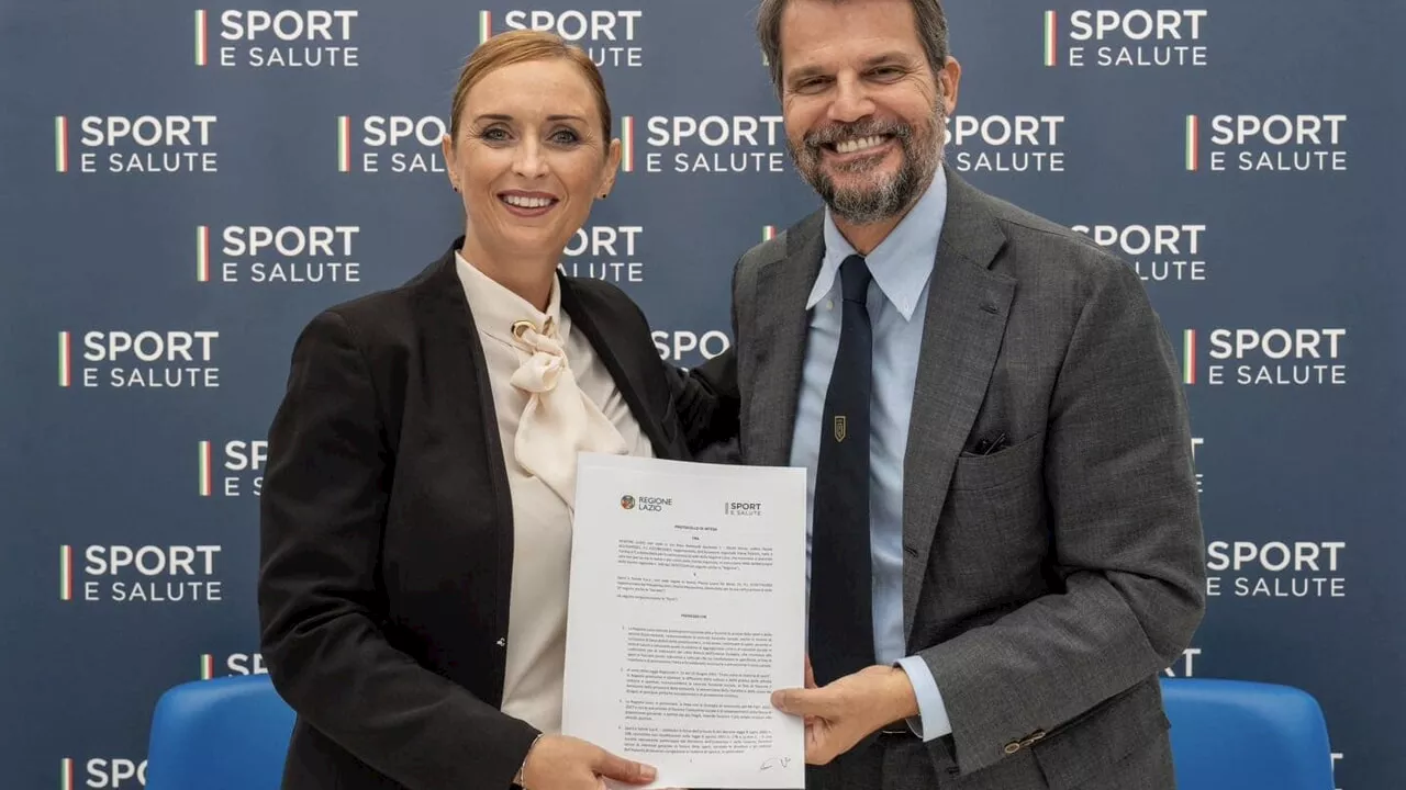 Regione e Sport e Salute insieme per la promozione dello sport e del benessere