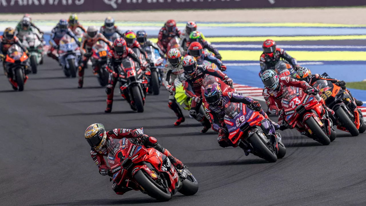 El Mundial de MotoGP de 2025 tendrá 22 carreras y pasará por 18 países