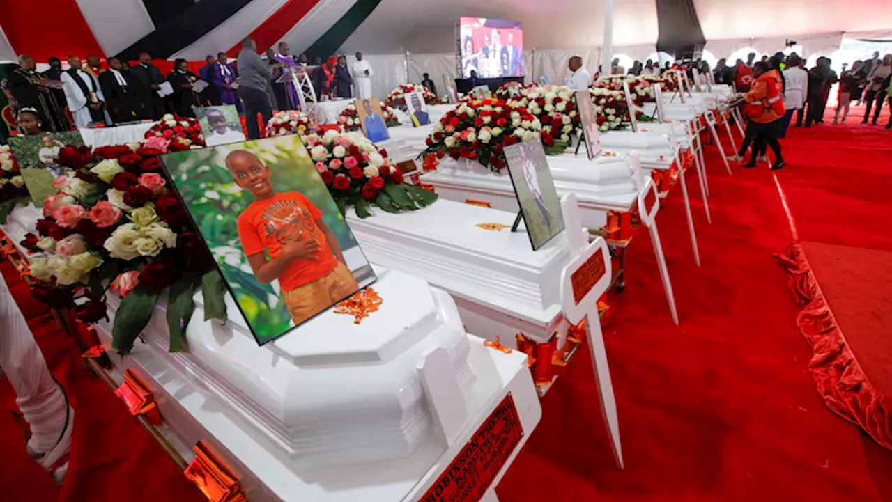 Kenyan school blaze victims mourned at mass funeral - SABC News - Breaking news, special reports, world,