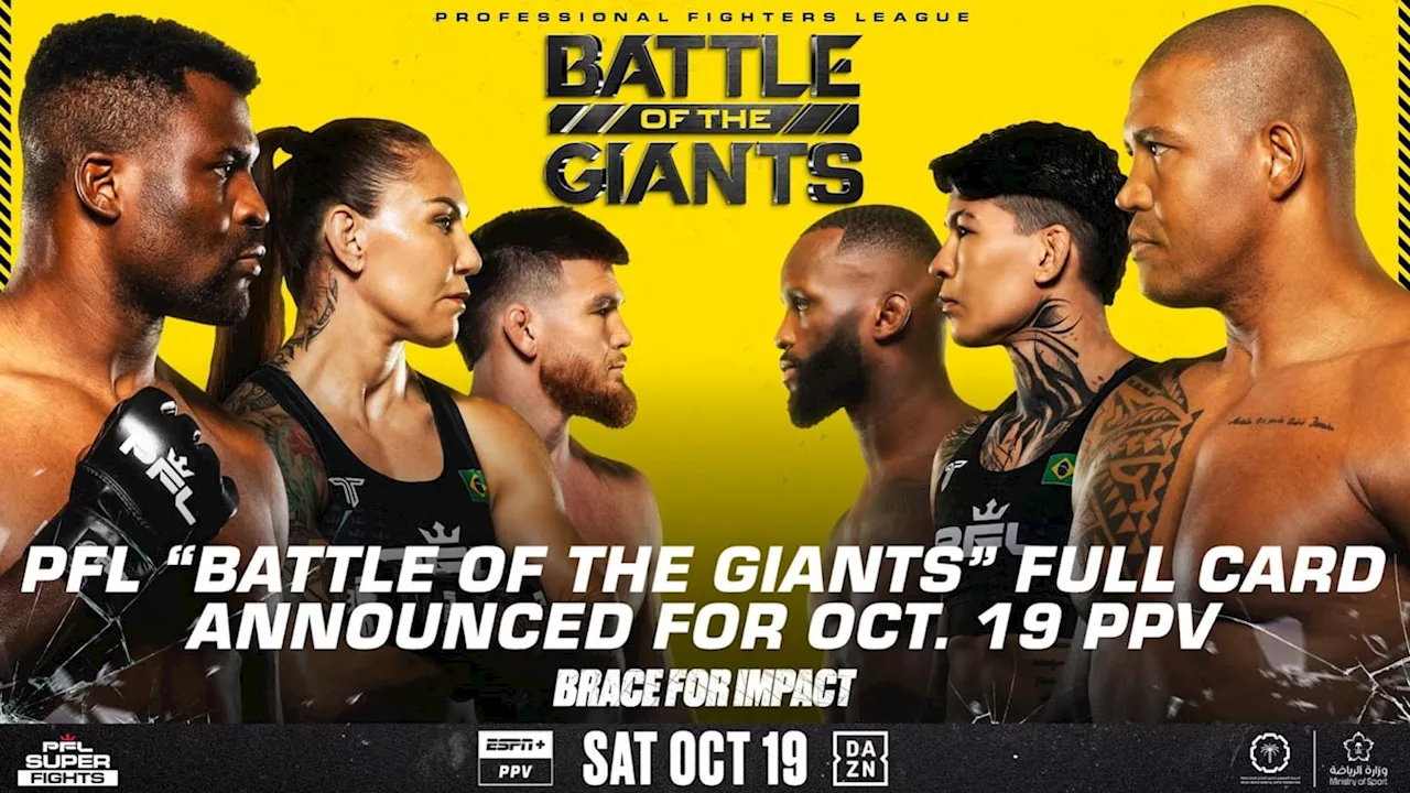 Full Card Revealed for PFL Super Fights - Battle of the Giants