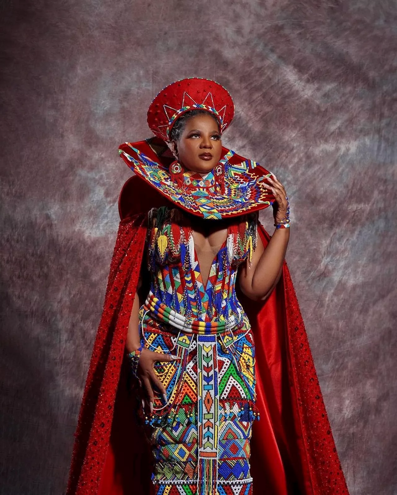 Royal AM Owner MaMkhize Stands Out On Heritage Day With Vibrant Photoshoot & Look