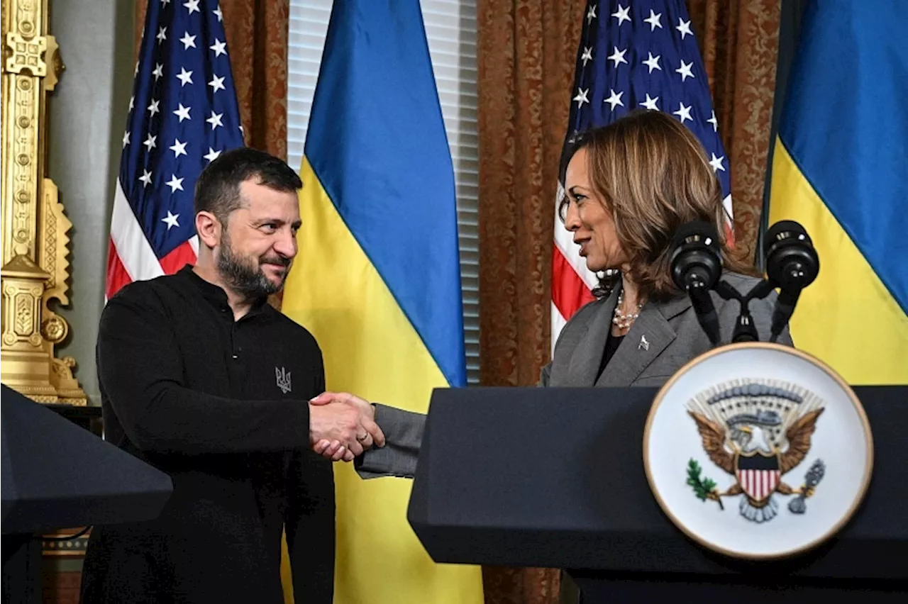 Harris slams Trump’s Ukraine ‘surrender’ policy as Zelensky visits White House