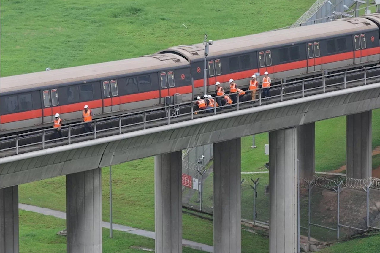 Train disruption on EWL to go into third day; LTA, SMRT aim to partially restore services on Sept 27