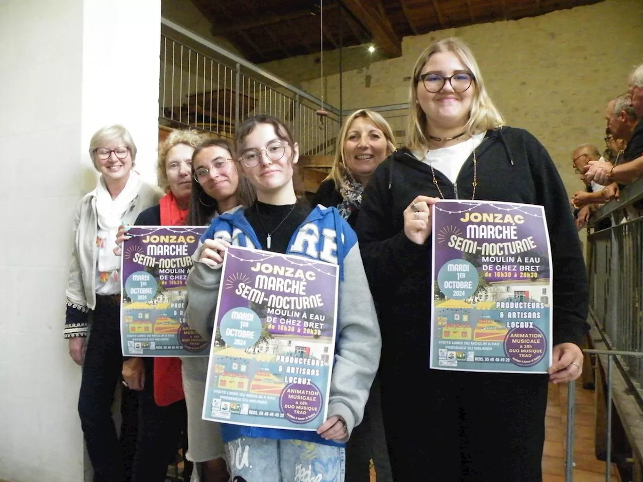 Jonzac : les lycéens participent à l’organisation du marché en semi-nocturne