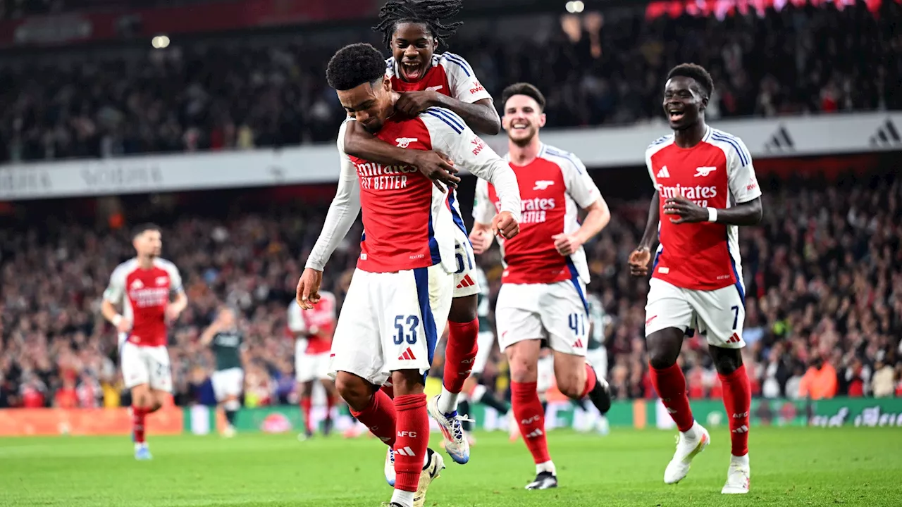 Four Arsenal starlets create bizarre club first following start in Carabao Cup clash against Bolton...