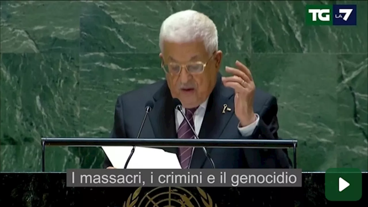 Medio Oriente, Abu Mazen all'Onu: duro atto d'accusa contro gli Stati Uniti e Israele