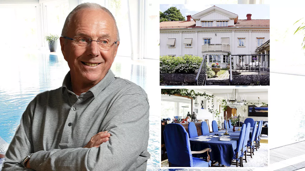 Sven-Goran Eriksson’s mansion ‘going up for sale for £4.8million’ after former England manager’s tragic dea...