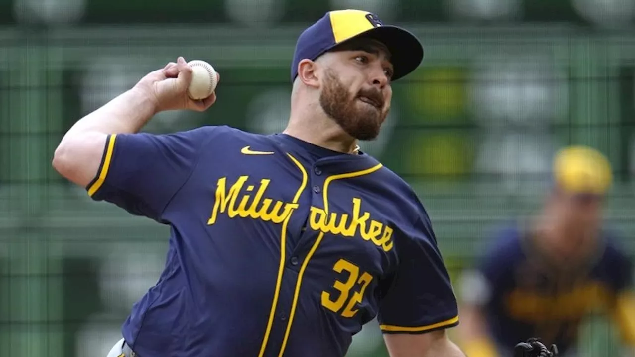 Civale pitches six shutout innings, Ortiz has three hits in Brewers' win over Pirates