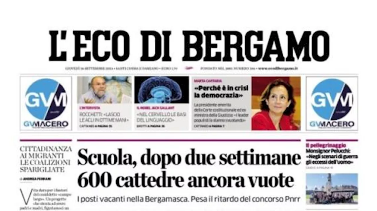 L'Eco di Bergamo: 'Atalanta, allarme difesa: un gol incassato ogni 41 minuti'