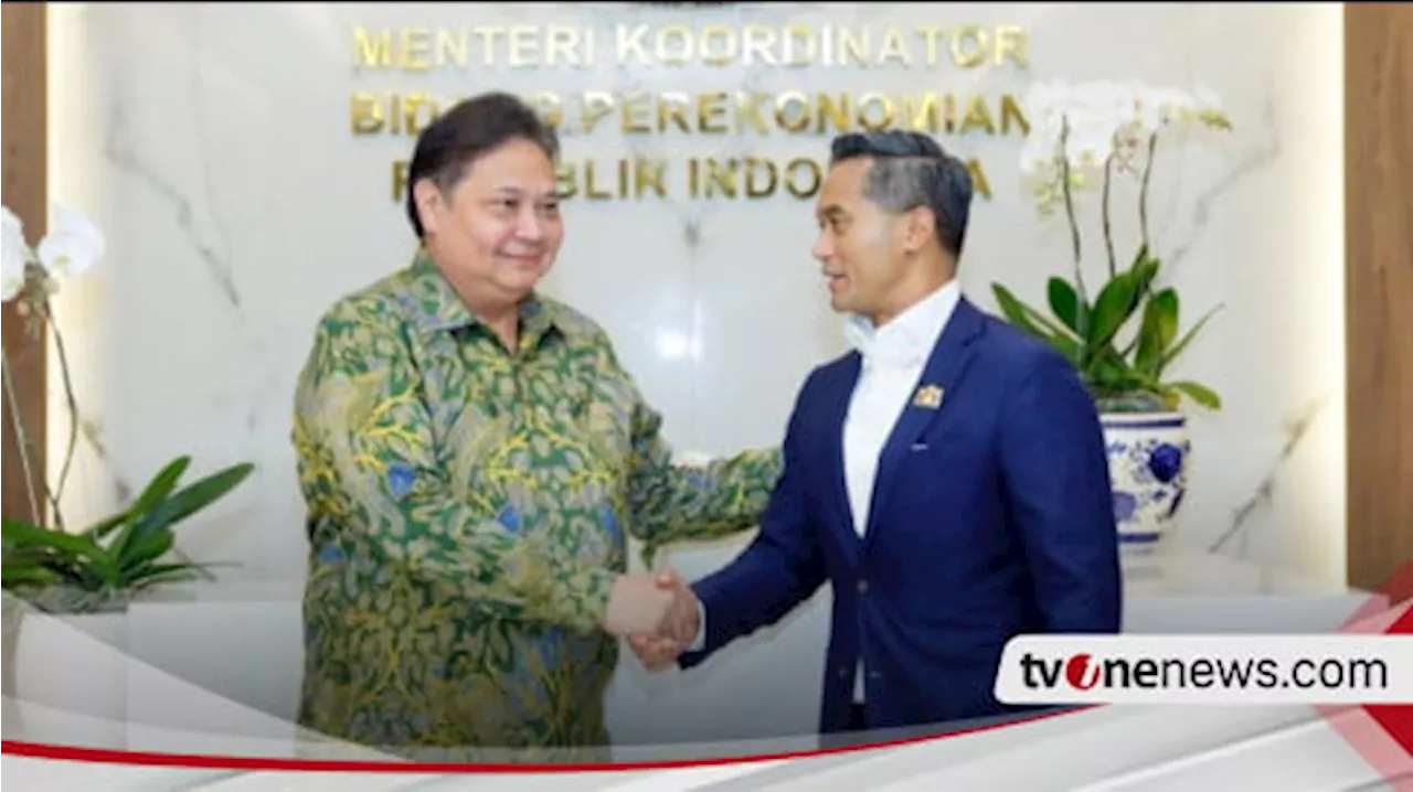 Setelah Bertemu Menkominfo, Ketua Umum Kadin Indonesia Anindya Bakrie Sambangi Menko Perekonomian Airlangga Hartarto