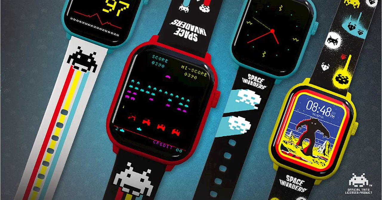 Taito's Space Invaders My Play Watch Combines Retro Gaming With Health Tracking