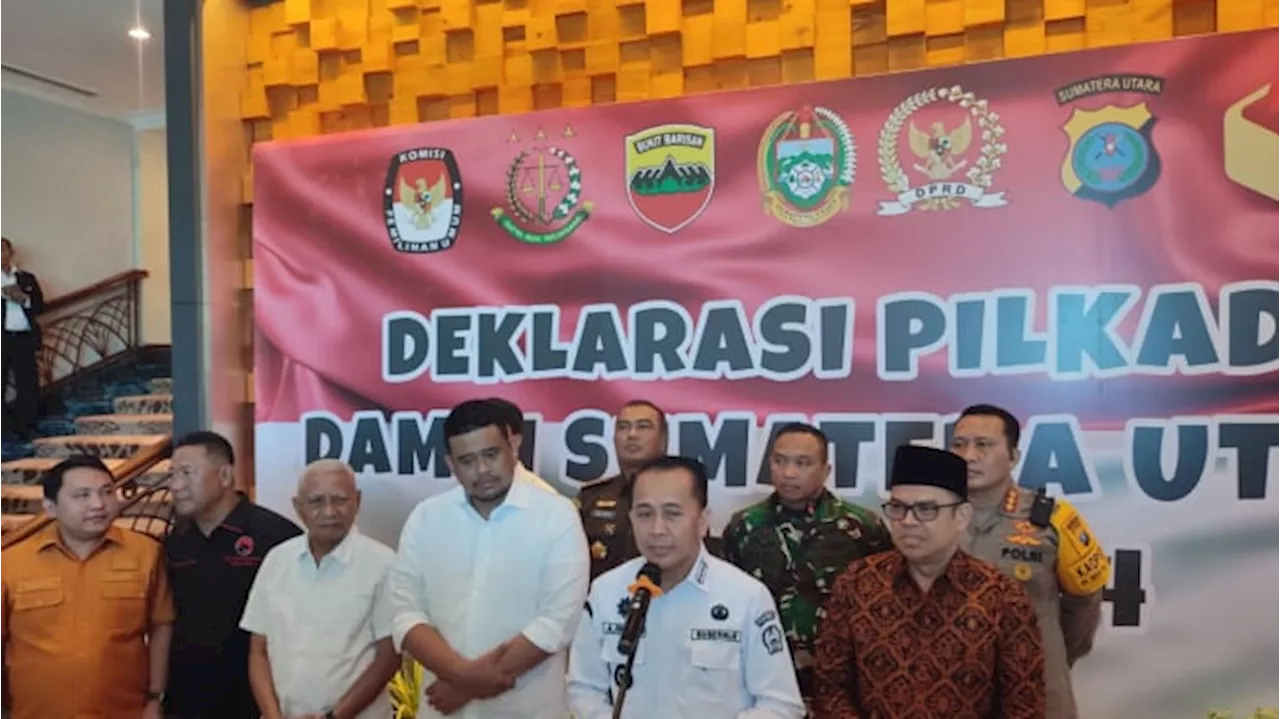 Deklarasi Damai Molor Bikin Cawagub Hasan Geram Tinggalkan Acara, Begini Reaksi Pj Gubernur Sumut