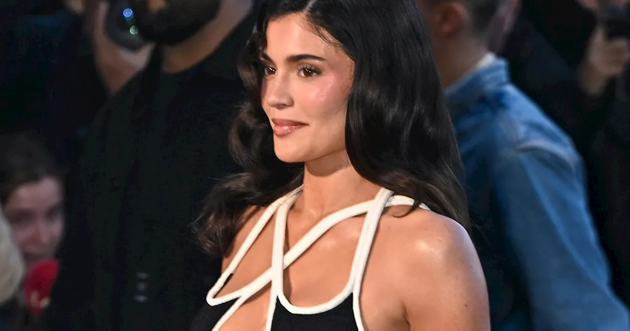 Kylie Jenner Wears a Cut-Out Bodycon Dress to Watch Kendall's Runway Walk