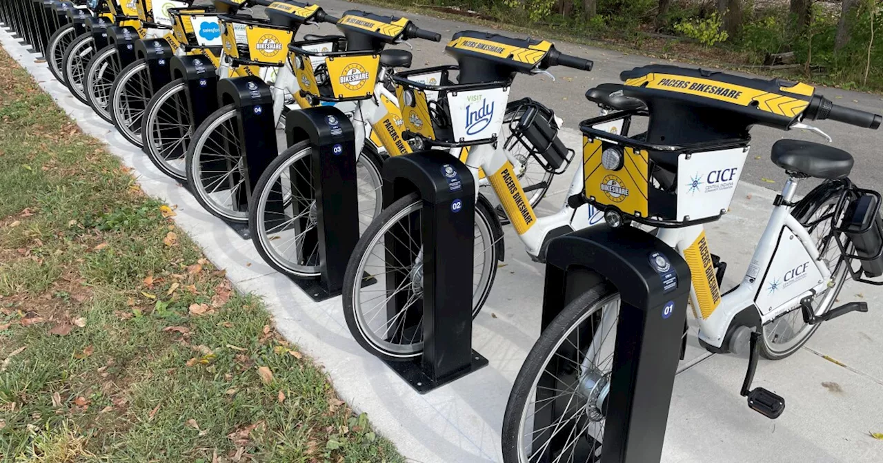 Pacers bikeshare program expands to Indy’s west side with new Haughville station