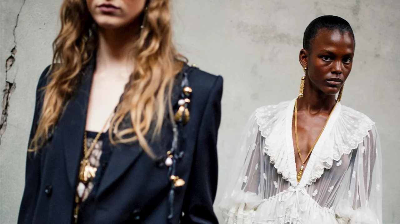 Backstage at Chloé Spring 2025 Ready-to-Wear Collection