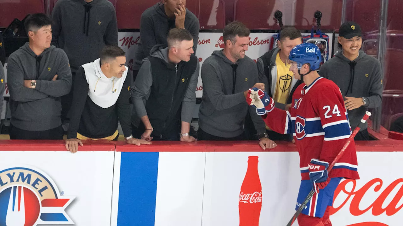 Newsroom Ready: Presidents Cup: International team bonds at Montreal Canadiens game