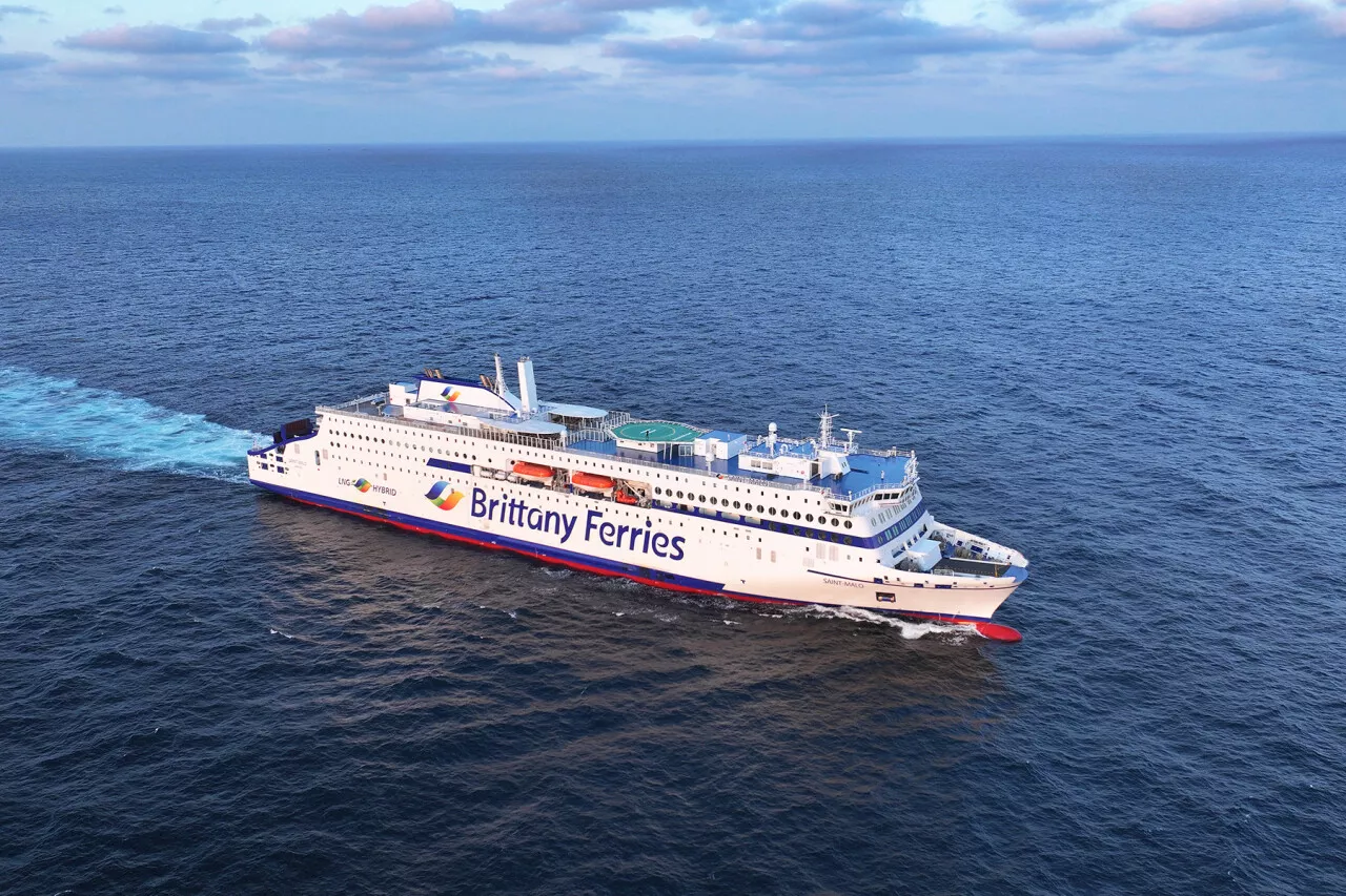 Brittany Ferries : essais en mer réussis pour le Saint-Malo