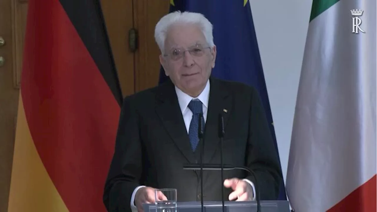 Mattarella: 'La Germania e' un partner imprescindibile per l'Italia'