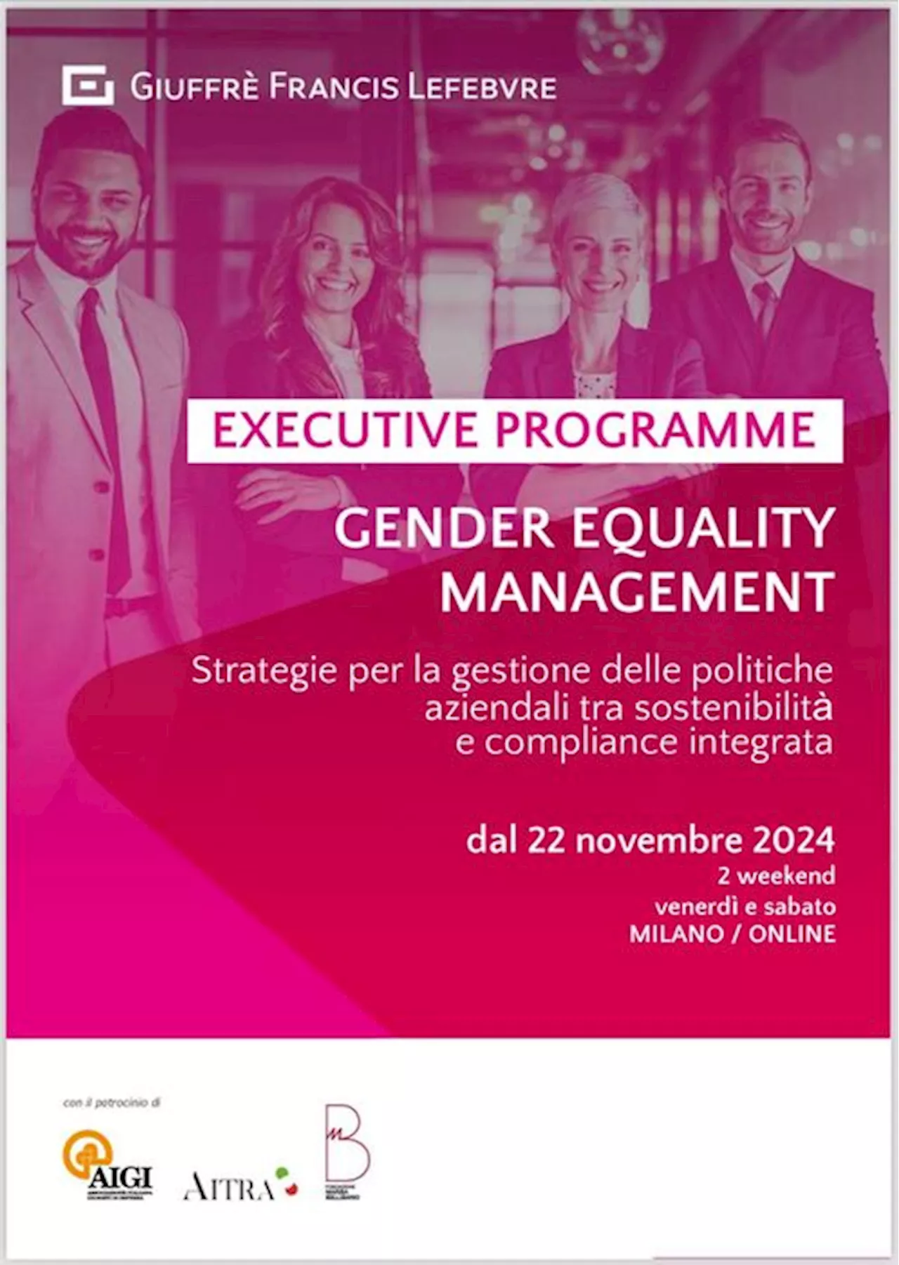 'Trasformare la gender equality in un volano del business'