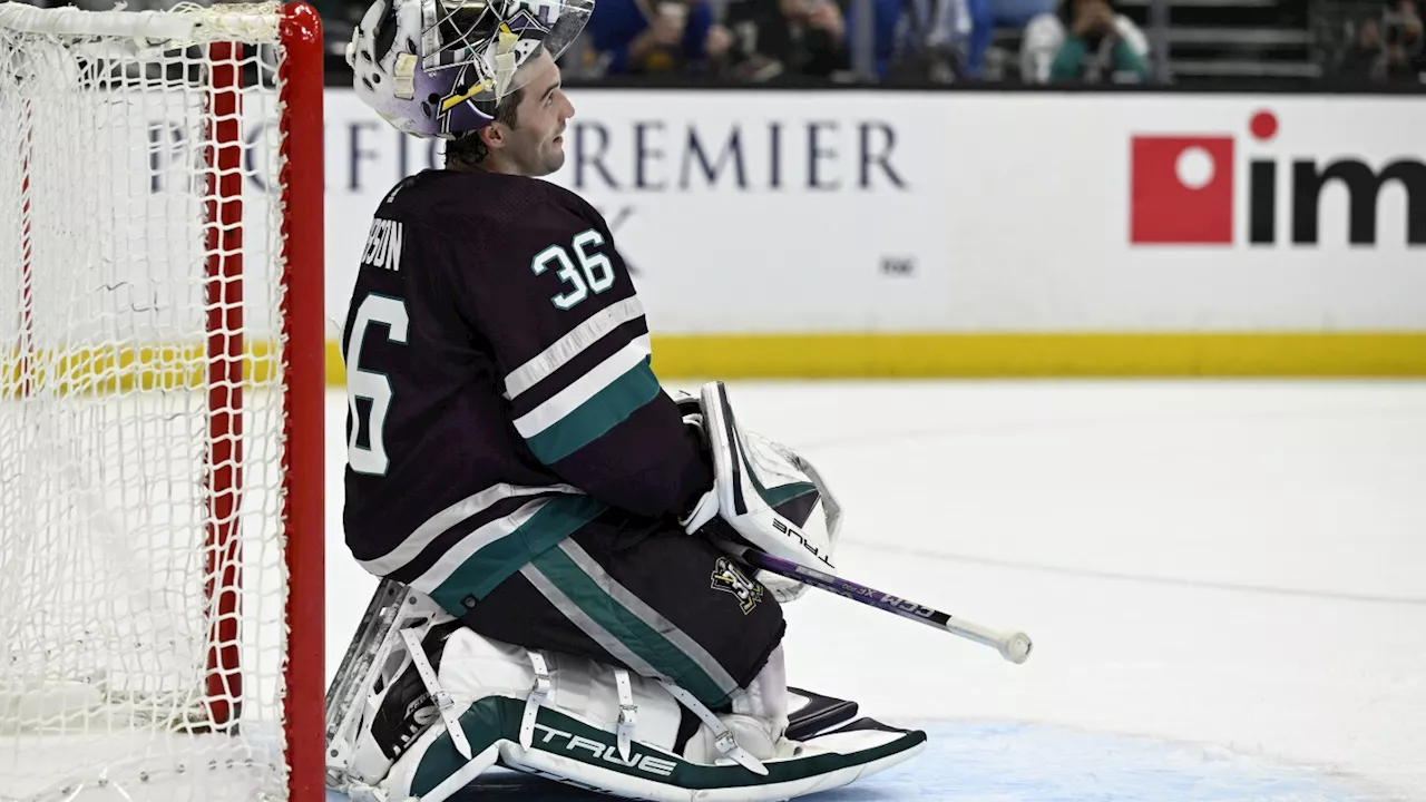 Ducks goalie John Gibson has appendectomy, will likely miss the start of the regular season