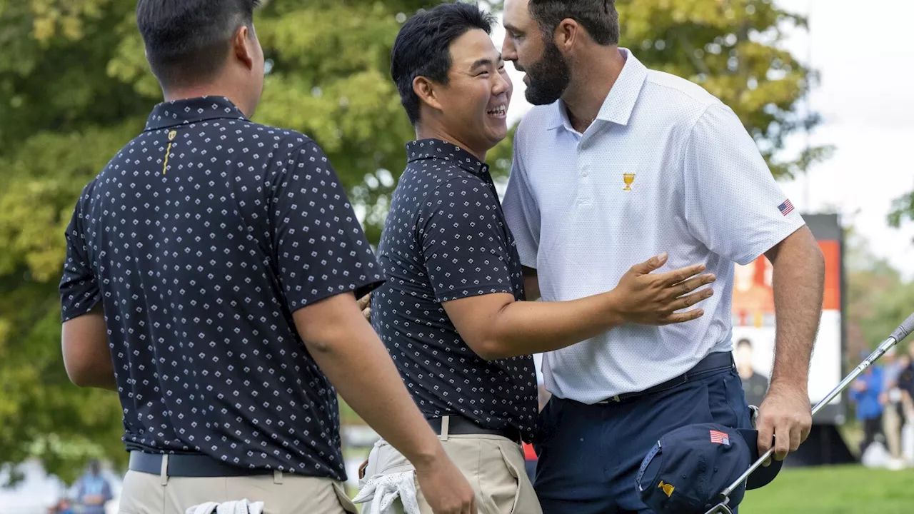 Scottie Scheffler's trash-talking side comes out at the Presidents Cup against Tom Kim