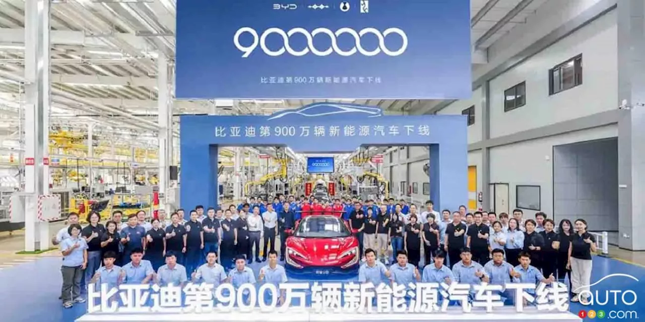 BYD has built its nine millionth vehicle | Car News