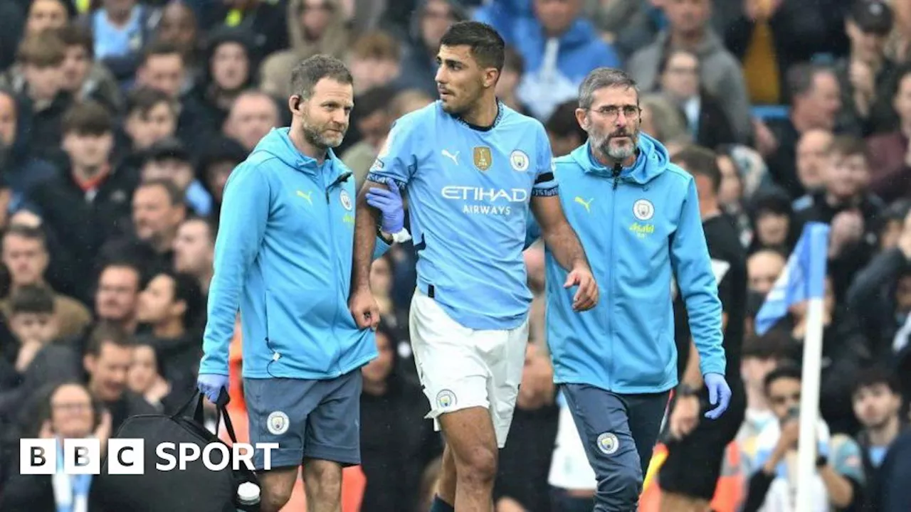 Rodri: Manchester City midfielder ruled out for season after ACL surgery