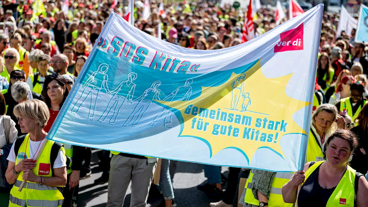 Kein unbefristeter Ausstand: Gericht kippt Kita-Streik in Berlin