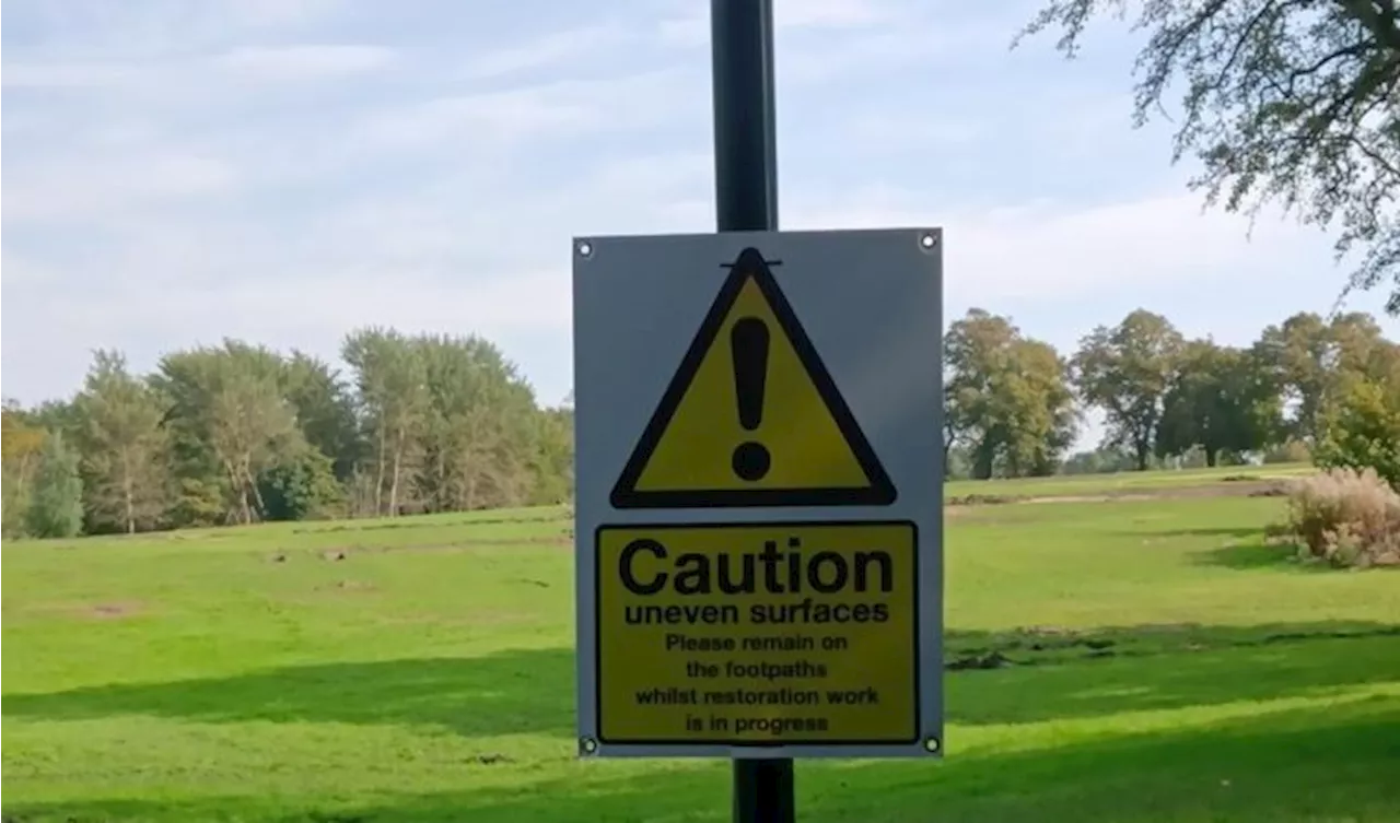 Warning signs go up around Moor Park as BBC Radio 2 In The Park festival recovery continues