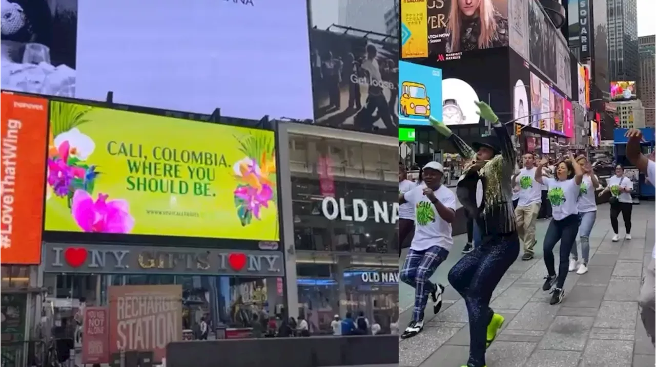 La salsa caleña y la COP16 se toman Times Square en Nueva York