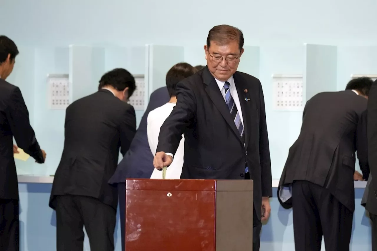 Japan's ruling party starts a crucial election that will choose the new prime minister