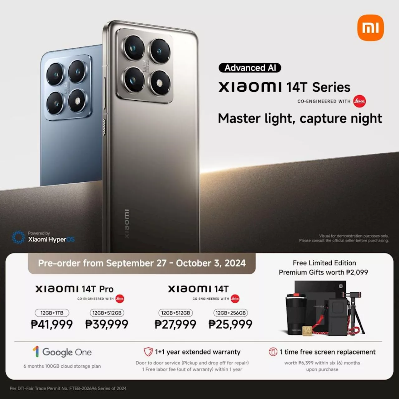 Xiaomi unveils Xiaomi 14T Series with exceptional night photography and advanced AI